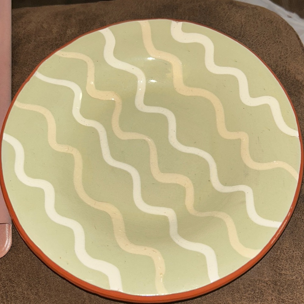 Red Oaks Pottery red ware plate